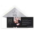 Milestone Anniversary Invitation - Black/Silver